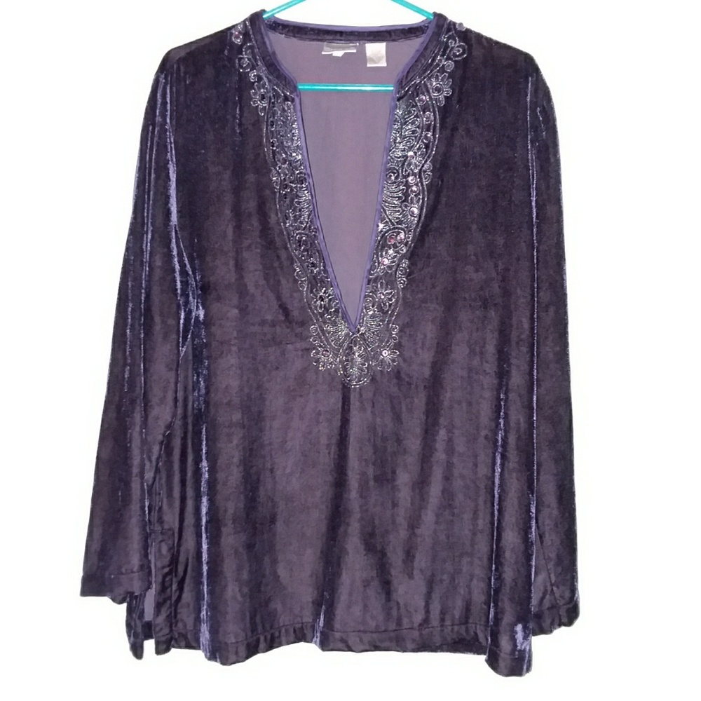 SALE ⚡️ Chico's | Embellished, Plunging Neckline
